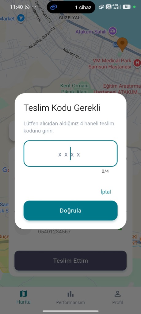 Teslim Onayı