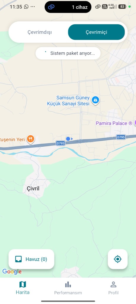 Çevrimiçi Ekranı